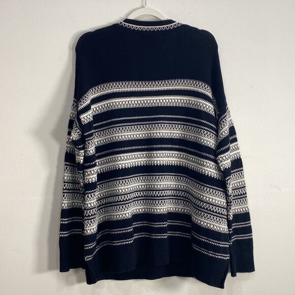 Vince V-neck Knit Sweater Women's Size Small Oversized - Picture 8 of 11